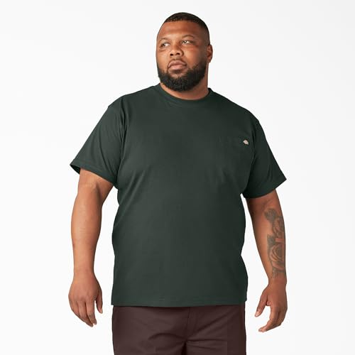 Image of Dickies Men's Heavyweight Heathered Short Sleeve Pocket T-Shirt