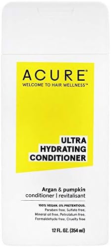 ACURE Ultra Hydrating Conditioner | 100% Vegan | Performance Driven Hair Care | Argan & Pumpkin - Ultra Hydrating Moisture & Omega Fatty Acids | 12 Fl oz