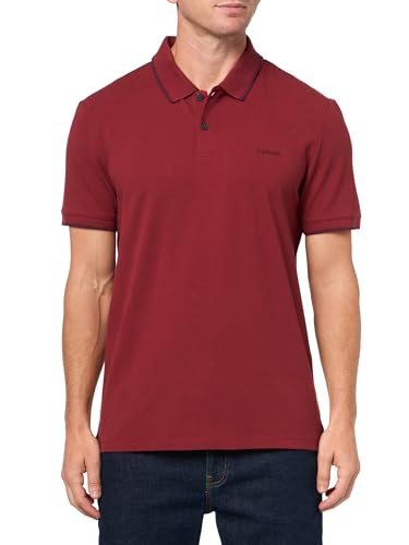 Image of Calvin Klein Men's Liquid Touch Polo Stripe with UV Protection