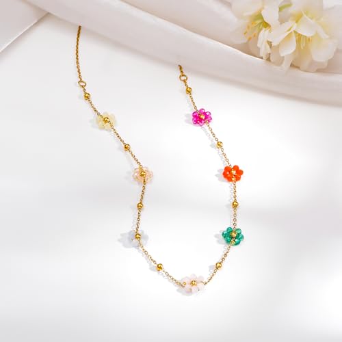 Image of Rubans Demi Fine Stainless Steel Necklace Chain Link Gift for Women & Girls
