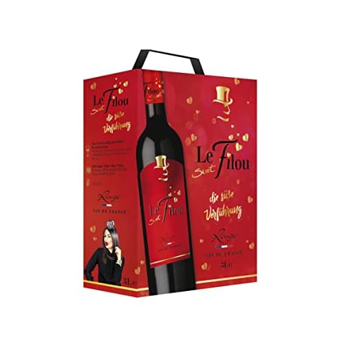 Le Sweet Filou - Süβer und fruchtiger Rotwein aus Frankreich, Bag in Box (1 x 3L)