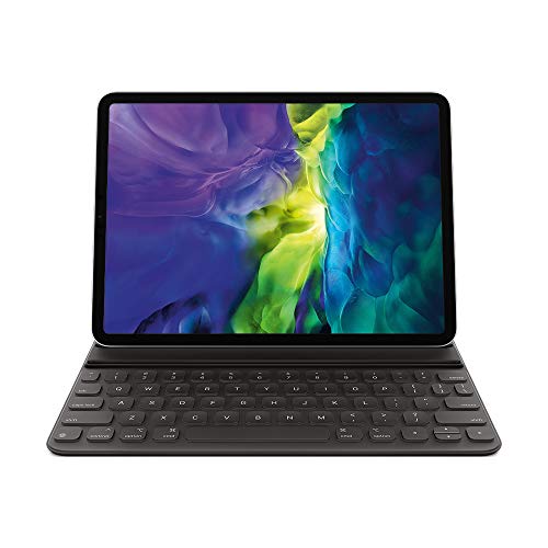 Apple Smart Keyboard Folio: iPad Keyboard case for iPad Pro 11-inch (1st, 2nd, 3rd, 4th Generation) and iPad Air (4th, 5th Generation), Two Viewing Angles, Front Back Protection, German - Black by Apple - Used condition - US$74.83
