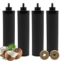 Water Filters Replacement for Berkey, 2 Pack Black Purification Elements for BB9-2 Gravity Filtration System
