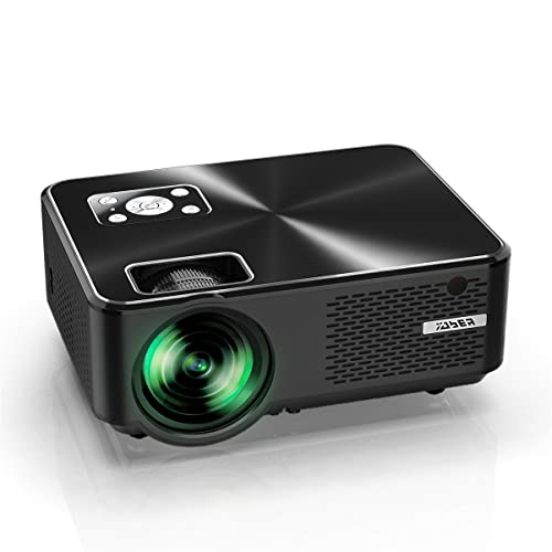 YABER Projecteur 5500 lumens Mini projecteur portable 1080P Support Native 1280 x 800 LED Vidéoprojecteur 200" Écran Cinema Domestique iPhone, Android, ordinateur portable, PC, avec Tv/Av/Vga/Usb/Hdmi