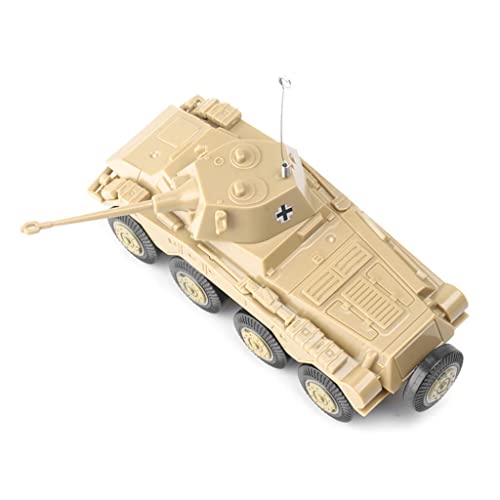 2 peças de kits de modelo 4D de plástico em escala 1:72 coleções de tanques para