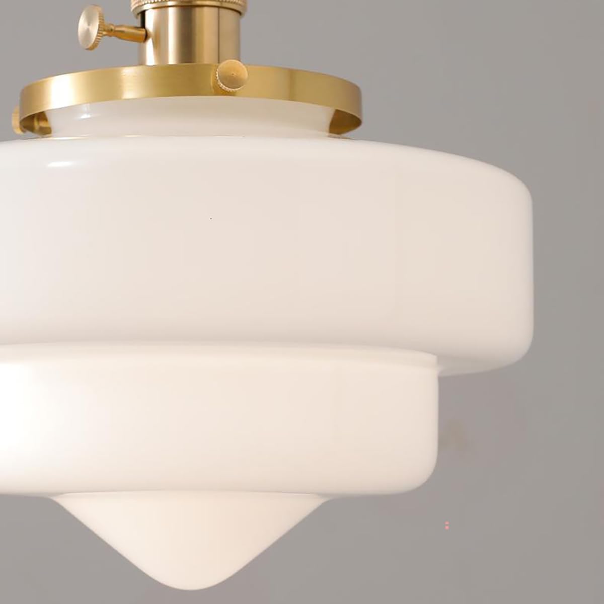 Modern Brass Ceiling Light Fixture Glass Semi Flush Mount Ceiling Lights Mid Centuryd Ceiling Lamp with Orange Dome Glass Shade for Hallway Dining Kitchen Island Bedroom (Color : Pink/Milk W