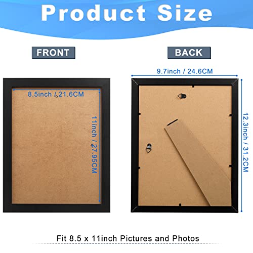 Hoteam 18 Pack Picture Frames Diploma Frames Degree Frame Wood Certificate Frame Award Document Frame Photo Frame Horizontal And Vertical Formats For Wall Or Tabletop Display (Black, 8.5 X 11 Inch) #TOP1