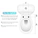 Bidet Toilet Seat for Round Toilet, Non-Electric Dual Nozzle Bidet Attachment with Soft Close Lid, Feminine Hygiene Toilet Seat Cover for Women, Easy Install, White