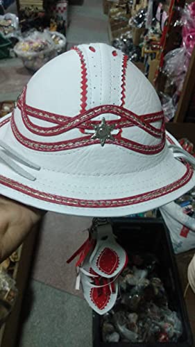 Chapéu DOMINGUINHOS Aba Média Couro Semirrígido 