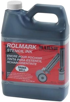 Rolmark Inks and Rollers (Quart of Rolmark Solvent & Cleaner)