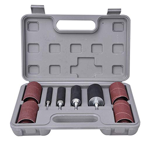 Set 66 Tamburi E Manicotti Per Levigatura - Mandrini In Gomma 1/4", 3/8", 1/2", Per Legno, Metallo, Plastica