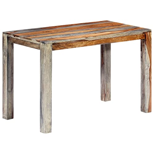 VidaXL Tavolo Da Pranzo In Legno Massello Di Pino 140x70x73 Cm – Stile Minimalista Moderno, Robusto, Colore Marrone Scuro Per Cucina E Sala