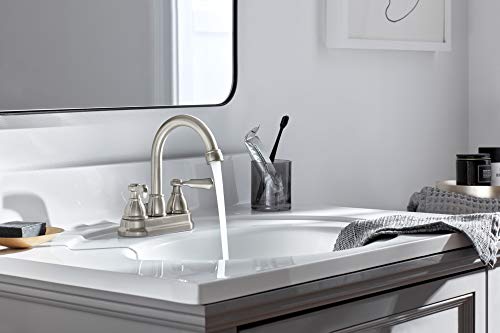 Peerless P2665LF-BN Elmhurst Two-Handle Bath Faucet Centerset, Brushed Nickel by Peerless - Used condition - Image 2