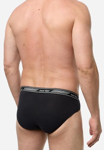 Nur Der 6er Pack 3D Flex Classic Slip aus atmungsaktiver Baumwolle Bewegungsfreiheit Männer Unterhosen Herren, schwarz, XL