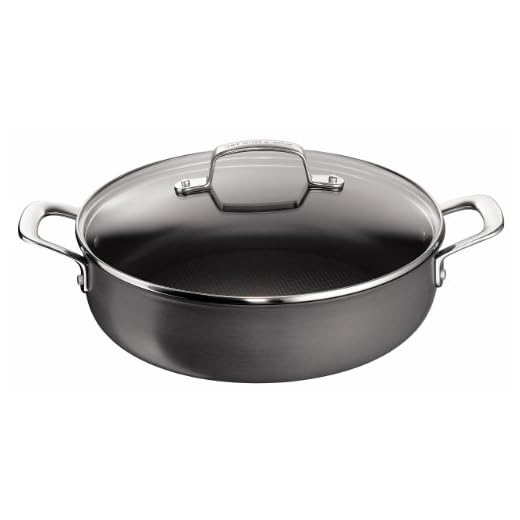 Jamie Oliver av Tefal - Hård anodiserad 30 cm grytpanna med lock