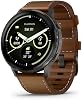 Garmin Venu® 4, smartwatch avanzado de fitness, 45mm, cuero marrón | monitoreo de salud 24/7, seguimiento avanzado de sueño, estado de salud, más de 80 aplicaciones deportivas precargadas, linterna integrada 2