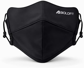 Boldfit Airflow Mask for Men and Women UPF 50 Plus Sun Protection Cooling Face Mask Breathable Washable and Reusable Sport... Price In India