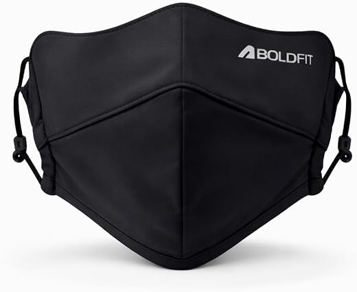 Boldfit Airflow Mask for Men and Women UPF 50 Plus Sun Protection Cooling Face Mask Breathable Washable and Reusable Sport...