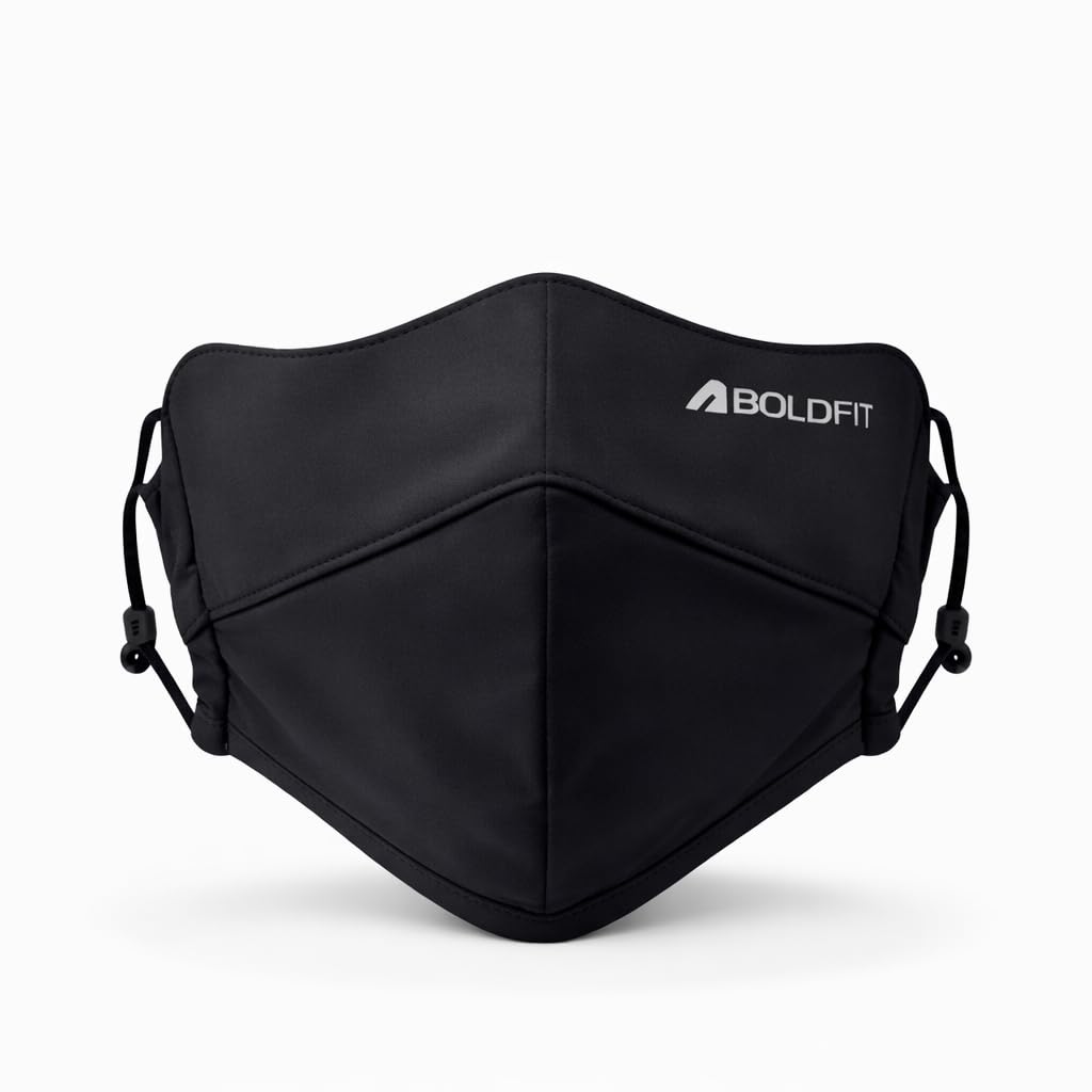 Boldfit Airflow Mask for Men and Women UPF 50 Plus Sun Protection Cooling Face Mask Breathable Washable and Reusable Sport...