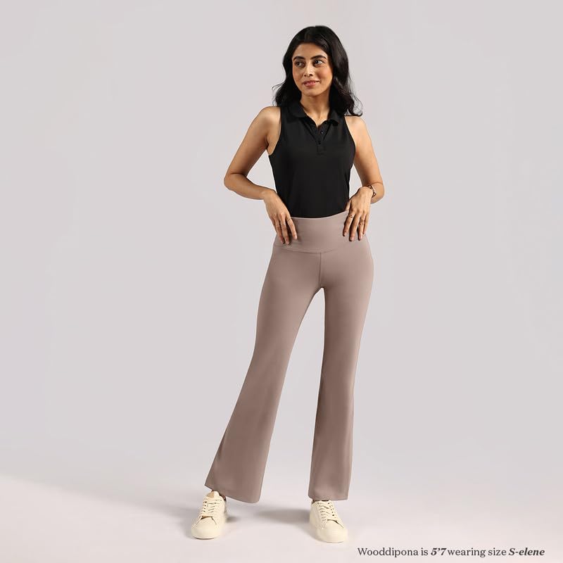 Image of BlissClub Ultimate Flare Pants Lite Tall for Women Above 5'5 ft