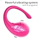 FOPS Vibrator mit Fernbedienung 9 Modi starke vibro ei fernsteuerung Rosa für unterwegs vibrator frauen App Paarvibrator aus Silikon Wasserdicht und Kabellos sextoyset damen klitoris Stimulation M100