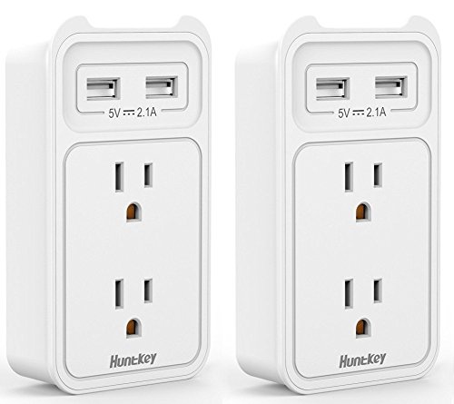 Huntkey Power Strip Surge Protector 8 outlets (White-2)