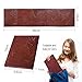 Famard DND DM Screen 5e with 5 Panels, 3D Embossed Faux Leather Dungeon Master Screen with Clear GM Pockets, Dungeons and Dragons Accessories for DND Lovers