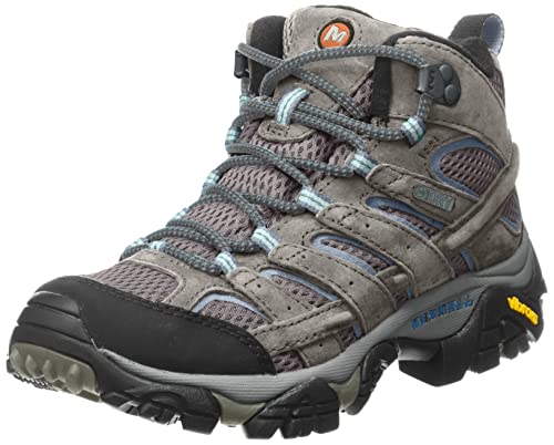 Merrell Women's Moab 2 Mid Waterproof Hiking Boot Granite