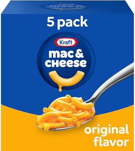 Original Flavor Macaroni and Cheese Meal (7.25 oz Boxes, Pack of 5)