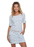 ragwear kleid grün Seitliche Eingriffstaschen Ragwear Frauen Kleid Tanya Light Blue (M)