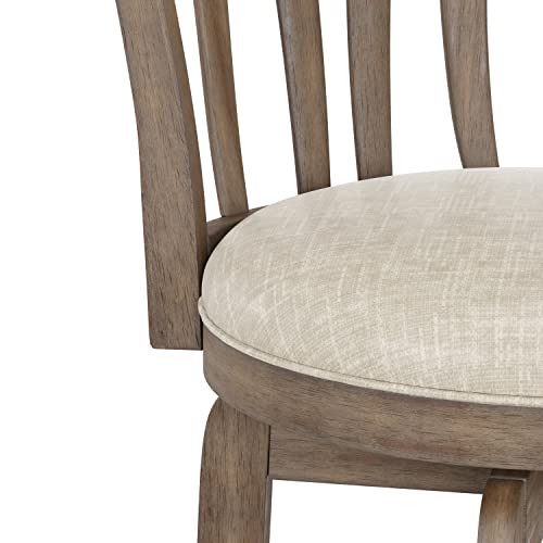 Hillsdale Savana Swivel Counter Height Stool, 29.5\" High, Brown Gray - Thumbnail 6