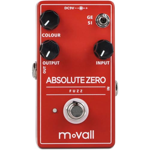 Movall MP-103 - Absolute Zero Fuzz, pedal de guitarra Fuzz de germanio/silicio de 2 tipos