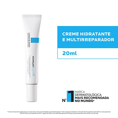 La Roche-Posay, Cicaplast Baume B5 20ml, Creme multirreparador, Reparador, Hidratante, Calmante, Fór