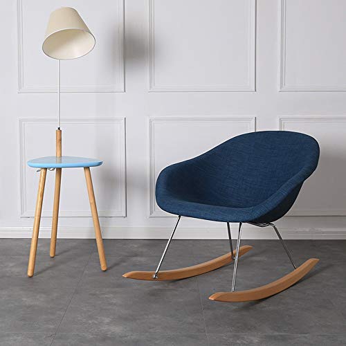 Teerwere Rocking Chair Rocking Chair Relaxing Armchair Lounge Recliner Leisure For Living Room Bedroom Office Rocking Chair Outdoor (Color : Yellow, Size : 72X99X54Cm) #TOP2