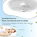 GQMYCDM Ceiling Fans with Lights, Low Profile Ceiling Fan with Light and Remote, 3000K-6000K Dimmable LED Fan Light, for Garage Tool Room/Store Room/Kitchen/Bathroom(42cm/16.5in)