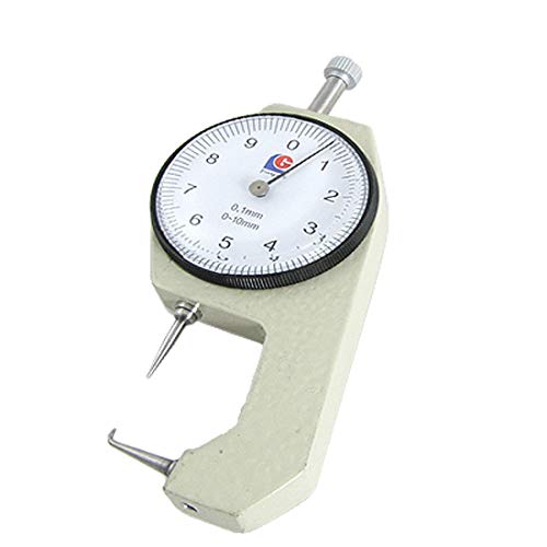 Calibrador de espesor con indicador de 0-10 mm y precisión de 0.1 mm, herramienta mini fiable miniatura 1