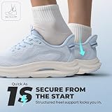 ALLSWIFIT Damskie buty wsuwane, stabilność, trenażer krzyżowy, buty do chodzenia, podparcie łuku, antypoślizgowe, oddychające, wygodne, trening, bieganie, tenis, siłownia, modne trampki