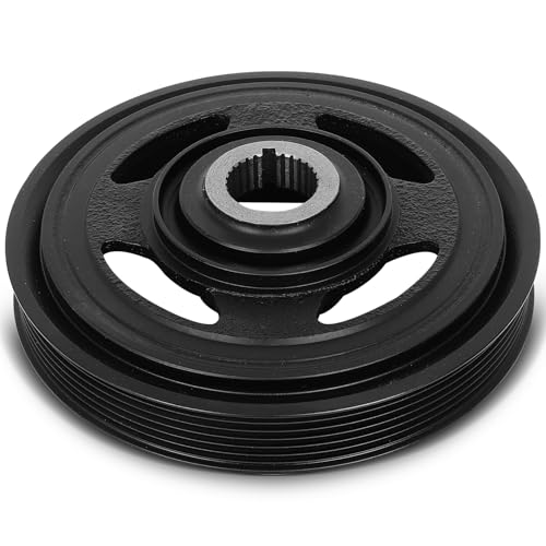 SCITOO Engine Harmonic Balancer Crankshaft Pulley for Acura,MDX,for Honda,for Accord,for Accord Crosstour,Crosstour,Odyssey,Passport,Pilot,Ridgeline 3.0L,3.5L,3.7L 594-429
