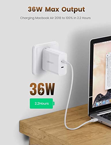 Carregador de Parede Dual USB-C 36W Fast Charger