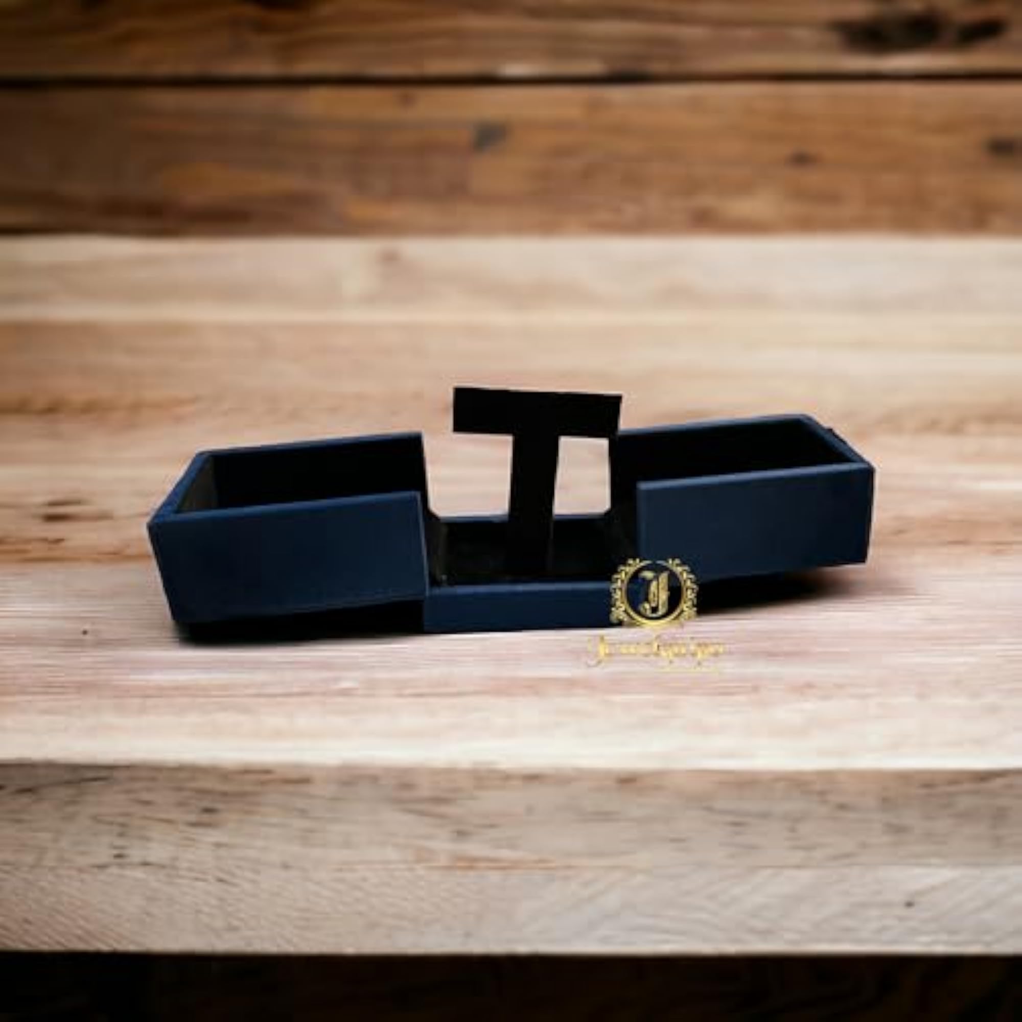 Designer Earring Display Stand Box, Blue