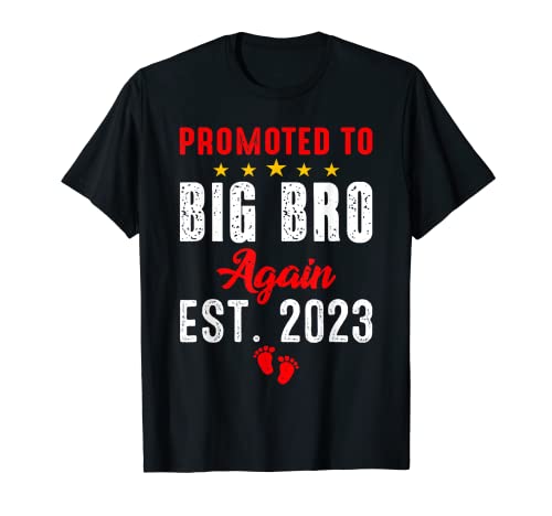 Ascendido a Gran Hermano de nuevo 2023 Divertidos Hermanos Mayores 2023 Camiseta