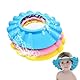 3 stück Duschhaube Kinder Duschen, Silikon Duschhaube Kinder, Einstellbare Baby Duschhaube, Baby Shampoo Schutz, Baby Shampoo Kappe Haare Waschen für Babys und Kinder- Babysicherung Steckdose