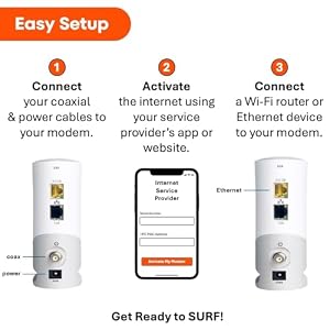 ARRIS Surfboard S33 DOCSIS 3.1 Multi-Gig Cable Modem | Up to 2.5 Gbps — photo 5 of 6