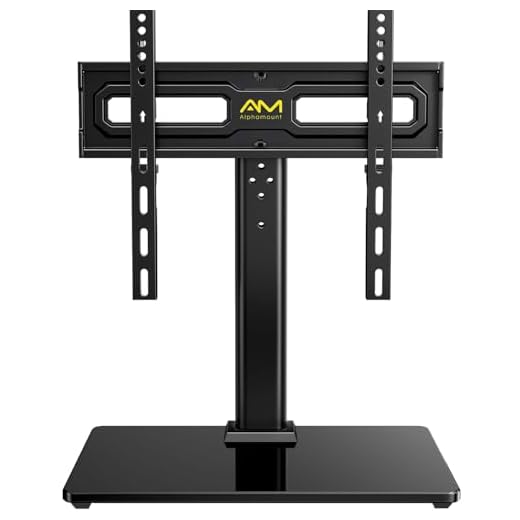 Soporte Giratorio para TV Sobremesa Universal para TV de LCD LED OLED de 32-60 Pulgadas - Soporte Pie TV de Altura Ajustable, Máxima de 40 kg, VESA Máx. de 400x400 mm