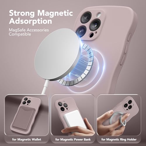 Coque silicone iPhone 15 Pro Max antichoc de finition premium noisette - 2