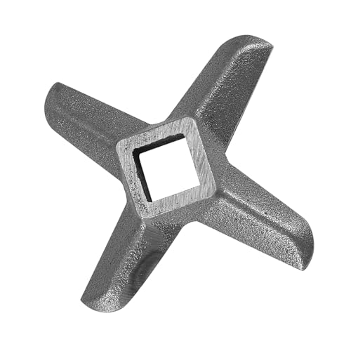 XUMIUZIY Lame de Hachoir à Viande Professionnelle #8, en Forme de Croix pour Hachoir de Cuisine (22mm/0,87 pouces)