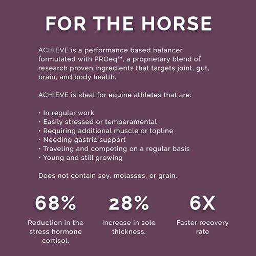 PRO Series Achieve Performance Base Equine Feed, 40lbs - with PROeq for Joint, Gut, Brain & Body Health - Supports Muscle, Topline & Recovery - USDA Organic - Image 4
