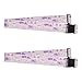 2 Pack Luggage Belt Strap Fashion Cartoon Car Vehicle Pink and Purple Heavy Duty Adjustable Suitcase Strap for Sea Trips, Casual Trips, Daily Use identificador de maletas de viaje