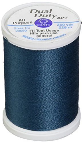 Hilo Coats Dual Duty XP 250 Yardas Teal Oscuro miniatura 1