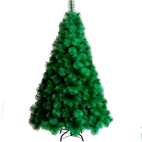 Árbol de Navidad Hojas Estilo Pino 180 cm Altura Navideño Verde Soporte de Pie Metálico - Medidas 90-180 cm Fácil Montaje… Cover